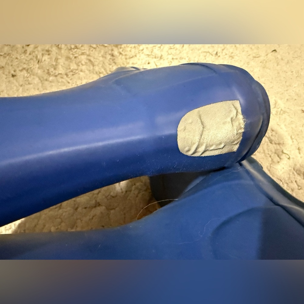 Hunter Kids Blue Rain Boots Boys 3 Girls 4 - Picture 10 of 11